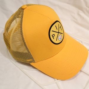 New Era 9Forty Yellow NFL Pittsburgh Steelers Mesh Snapback Hat Cap